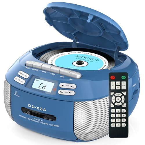 Boombox CD Player Cassette Player AM FM Radio with Bluetooth N900
