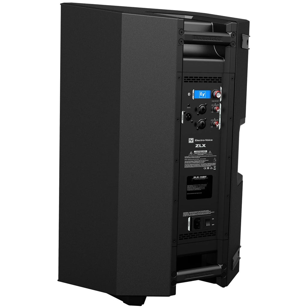15" Powered Bluetooth Loudspeakers with Covers and XLR Connecting Cables C1294