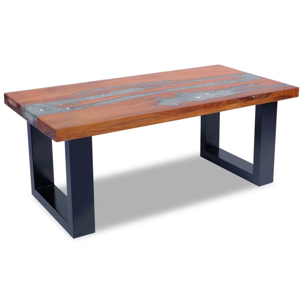 Handmade Teak Resin Coffee Table S412