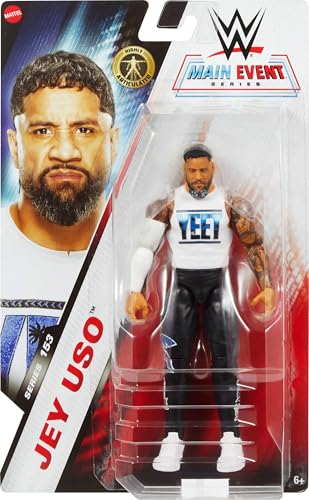 WWE Jey USO Action Figure, 6-inch Collectible Z3317
