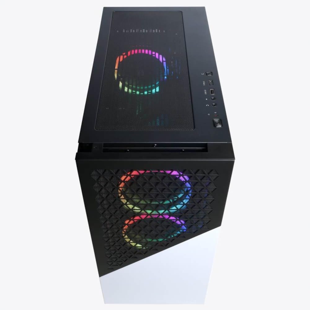 White AMD Ryzen 7 7700 32GB RAM 2TB SSD NVIDIA GeForce RTX 4060 Ti 16GB Windows 11 Home Gaming Desktop Computer T169178