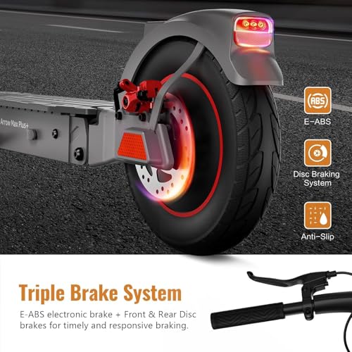 Electric Scooter with 10" Tires, 600W Peak Motor, 22 MPH Speed, 30 Miles Range, Dual Brakes, LCD Display R680222