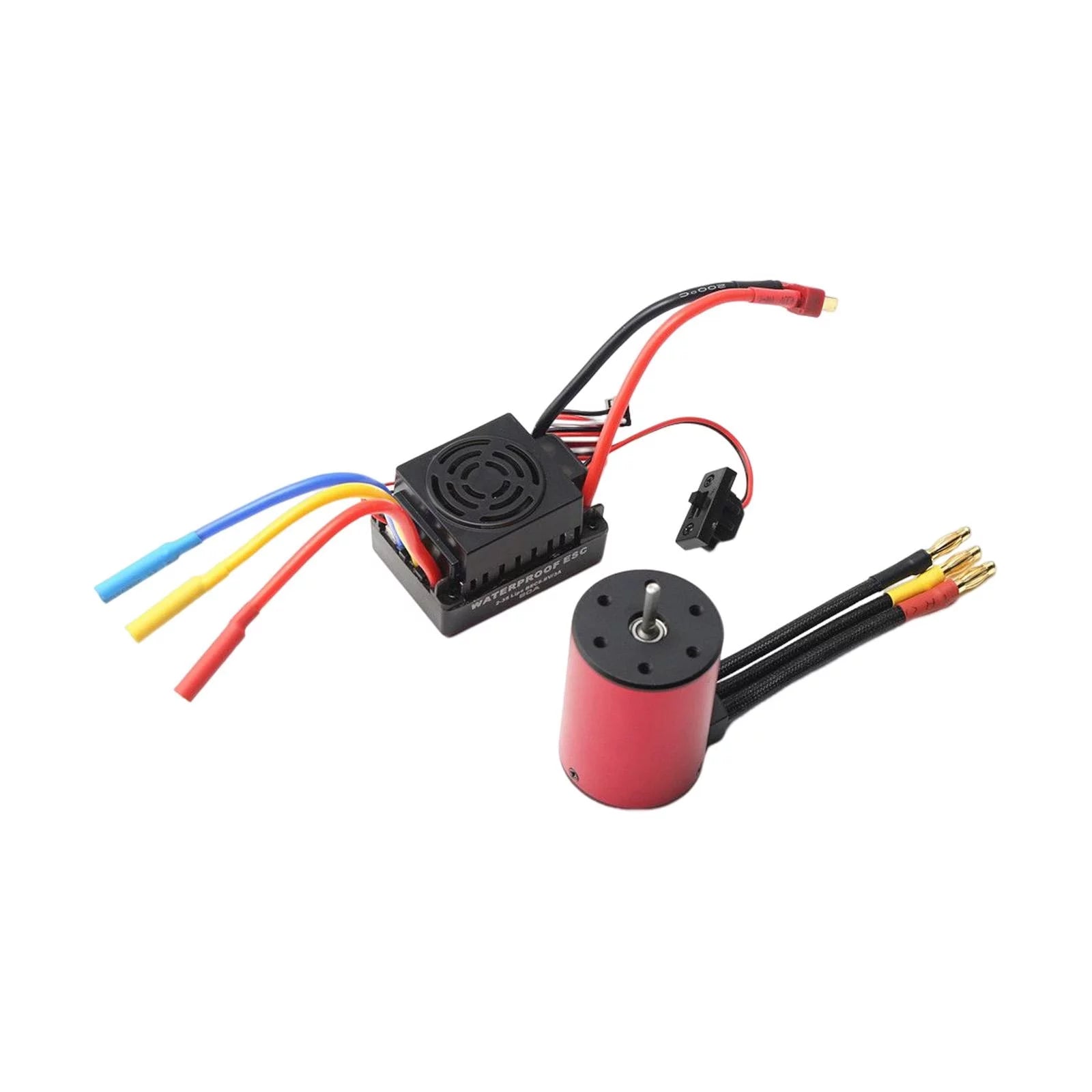 Waterproof Brushless Motor 60A ESC 50Mmx36mm 4 Poles 2300kv J696