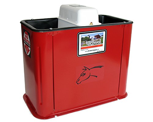 Red Super Insulated Electric Heated Livestock Waterer F3015