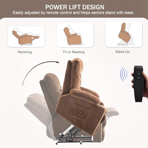 Power Lift Recliner Chair with Massage and Heating X775
