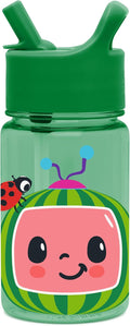 Kids Water Bottle Plastic BPA-Free Tritan Cup with Leak Proof Straw Lid 12oz B27026