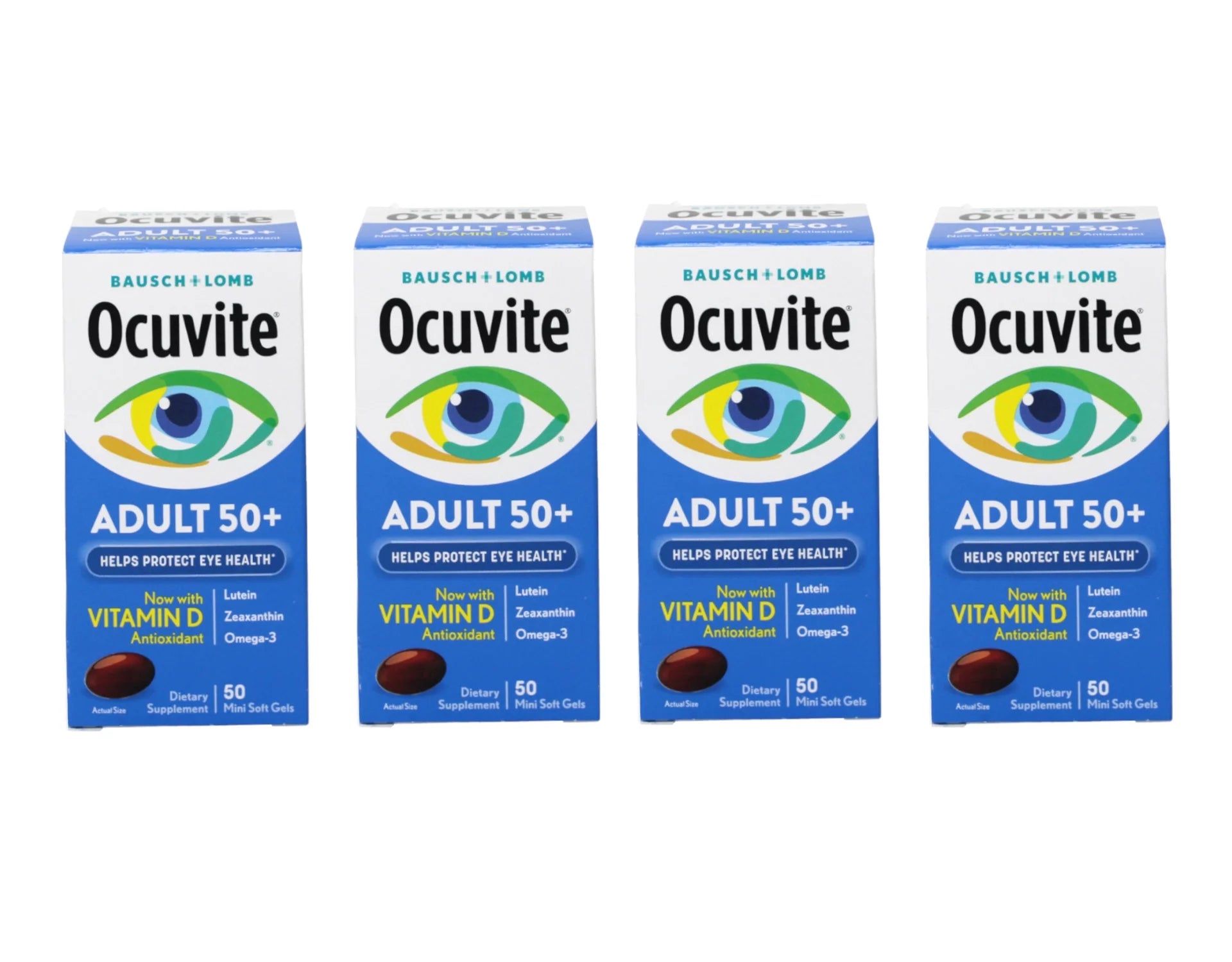 50 ea Pack of 4 Eye Vitamin Softgels Q768620