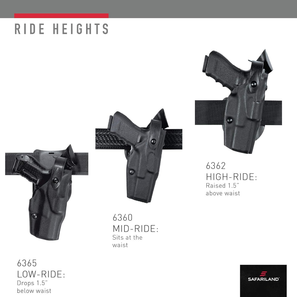 Black STX Basket Weave Duty Holster G66099