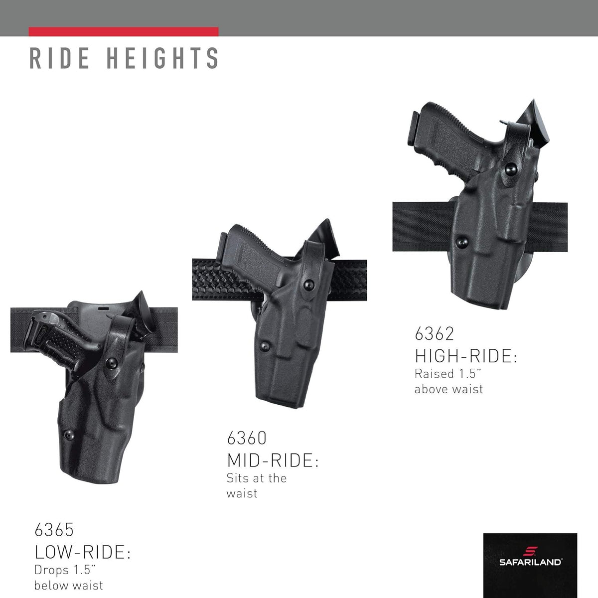 Black STX Basket Weave Duty Holster G66099