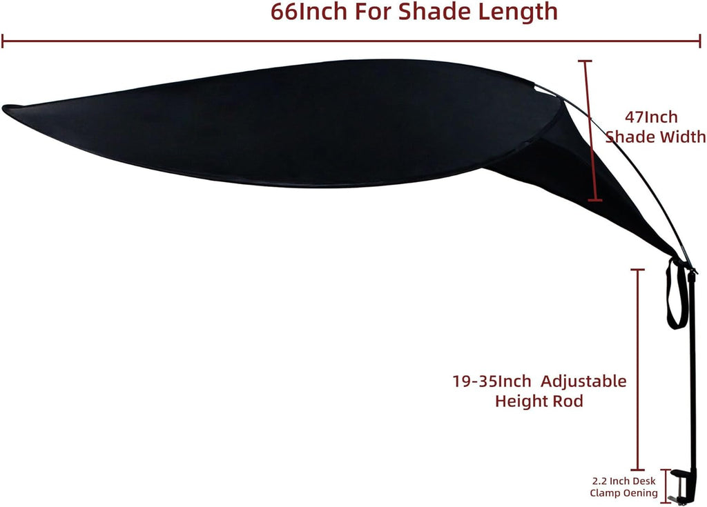47" Diam Round Office Light Cover and Desk Shade M580062