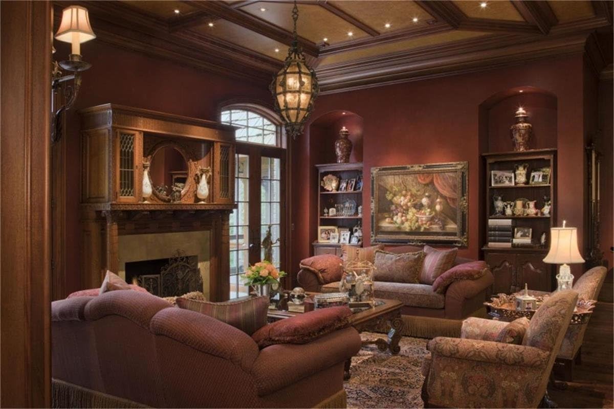 12x8ft Luxury Couch Sofa Photography Backdrop Vintage Fireplace Classic Interior T433
