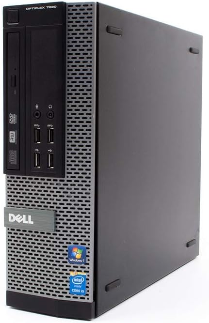 Small Form Factor Desktop PC, Intel Core i7-4770, 16GB Ram, 2TB SATA Drive + 256GB SSD, 24-inch LCD, Windows 10 Pro H9235