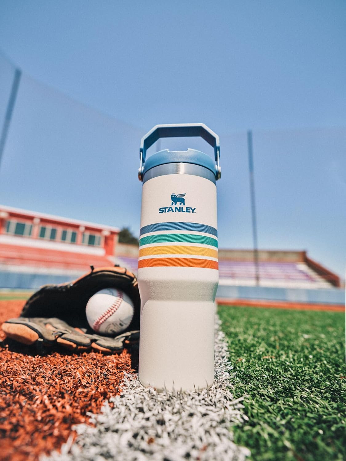 30 oz Stainless Steel Vacuum Insulated Tumbler with Straw A7537