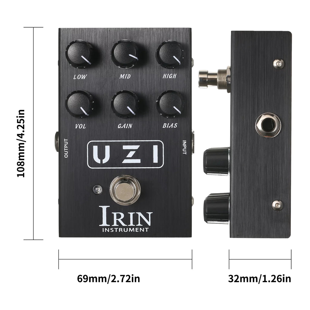 Guitar Heavy Distortion Effect Simulator Pedal J104154
