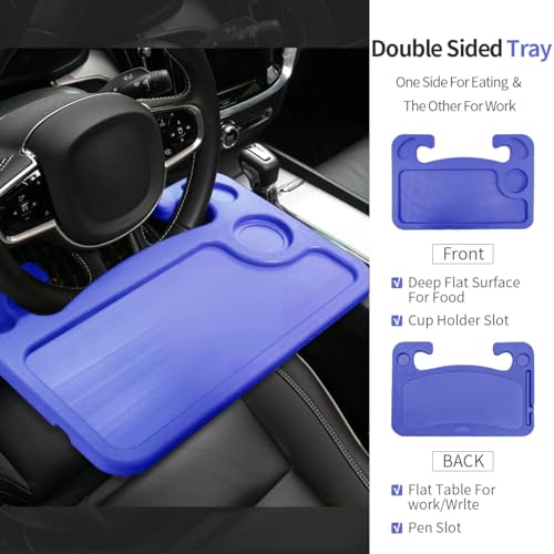 Blue Car Steering Wheel Desk U73789