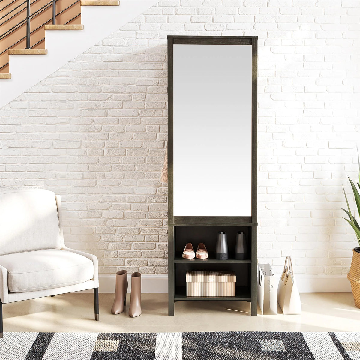 Black Oak Wardrobe S237943