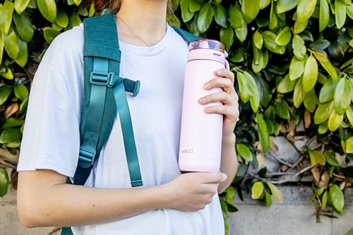 32oz Stainless Steel Water Bottle with Straw and Carry Handle J270