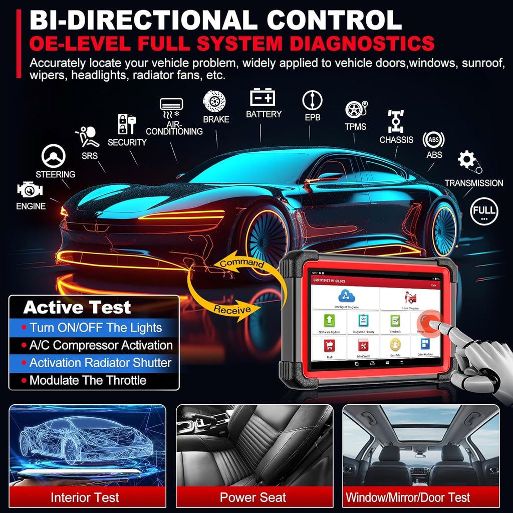 Wireless Bidirectional Scan Tool B9524