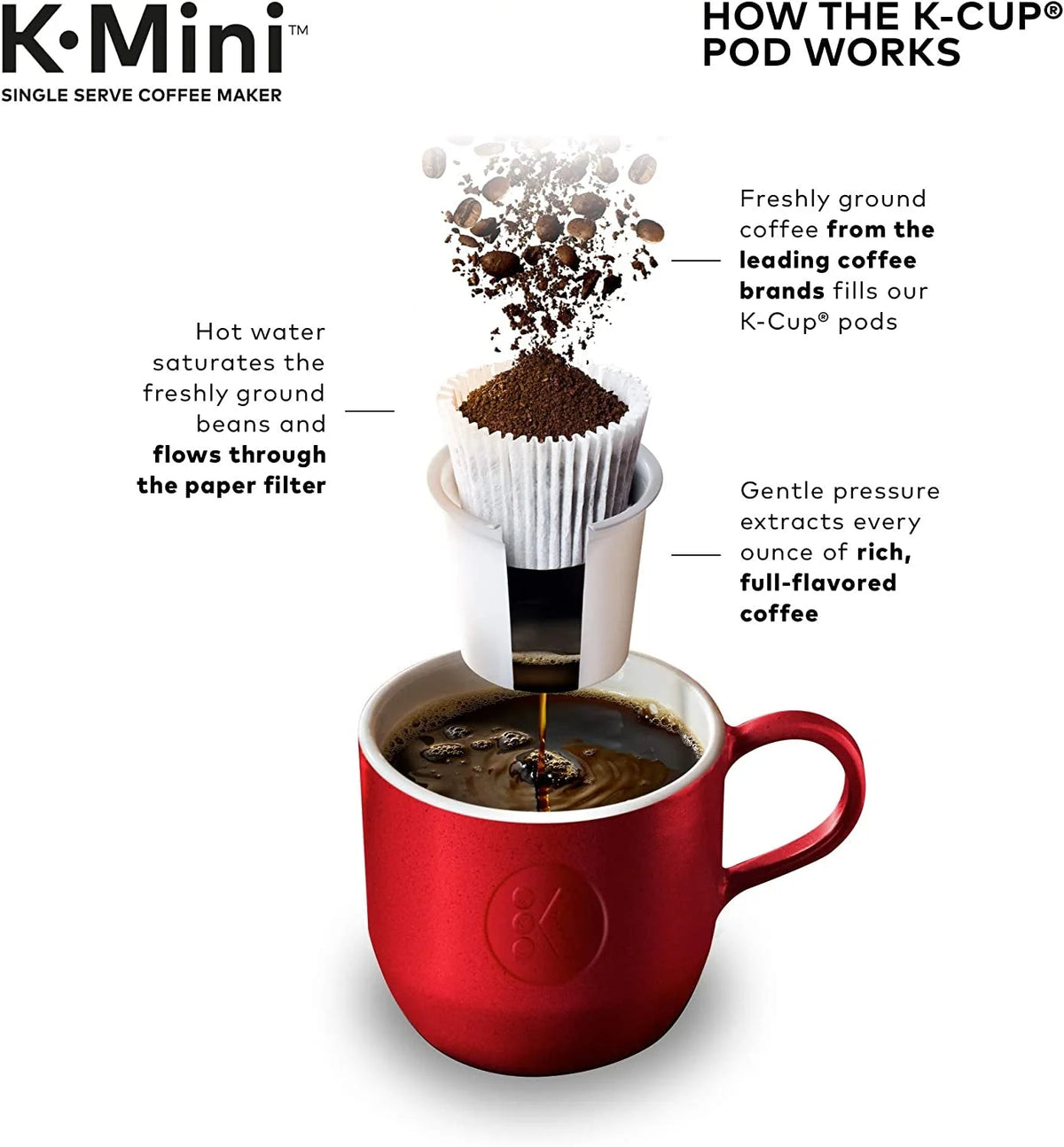 Single Serve K-Cup Pod Coffee Brewer, 6 to 12 oz. Brew Sizes V3984