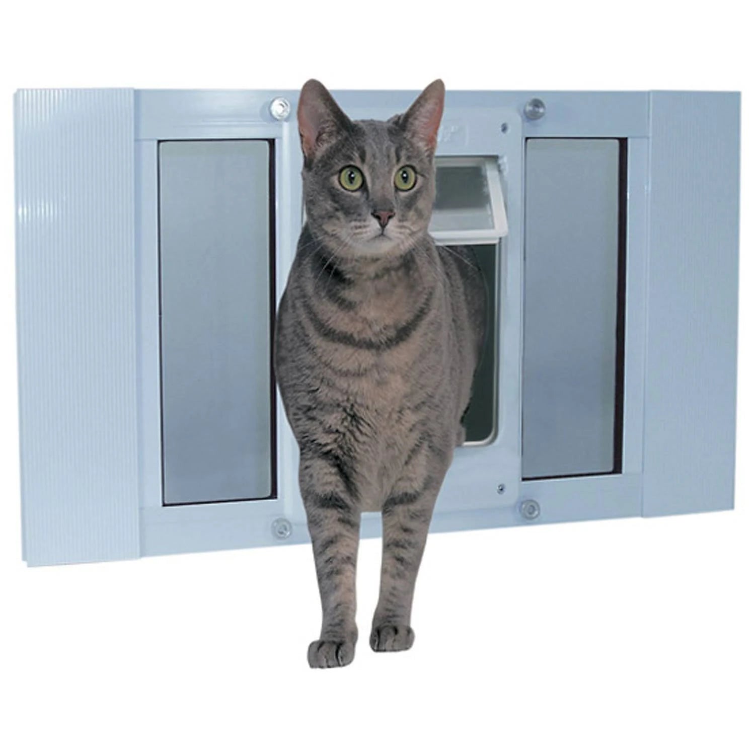 White Aluminum Pet Door R969961