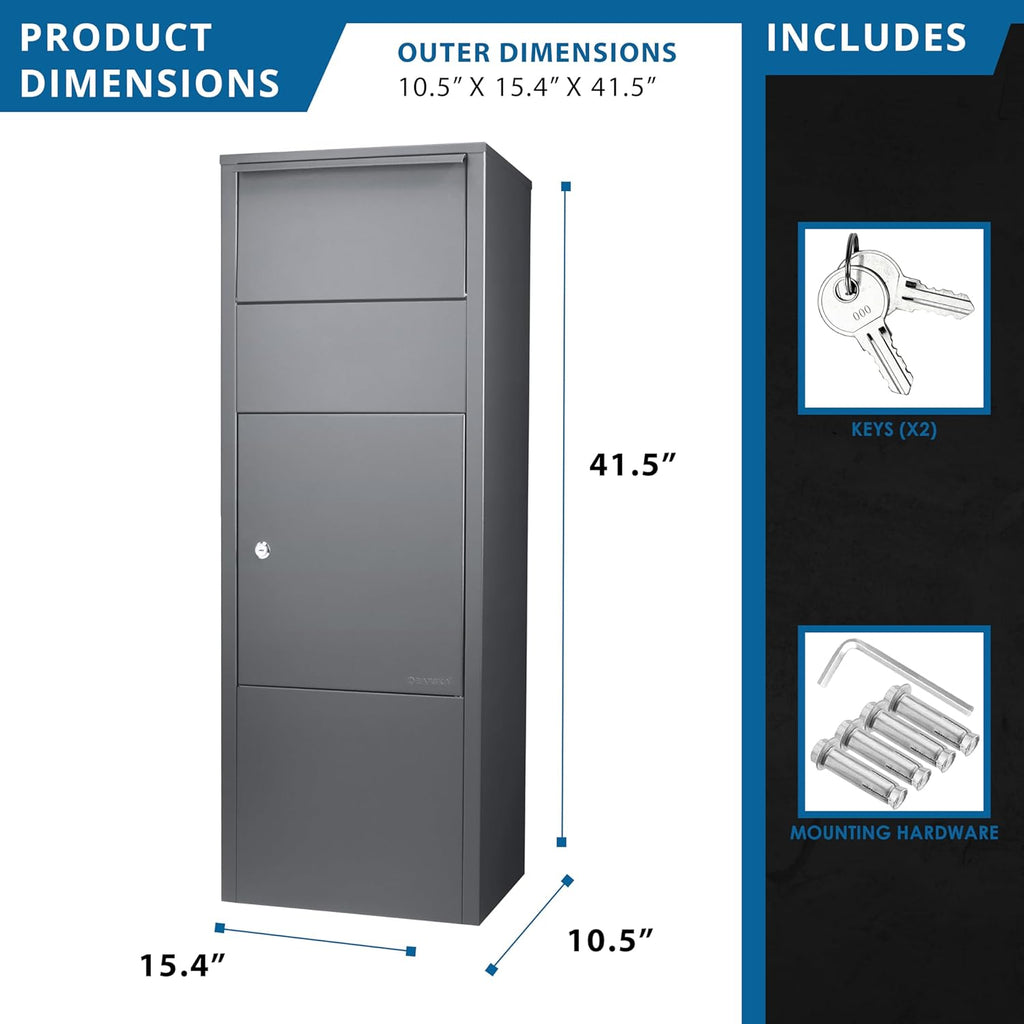 Steel Drop Box with Key Lock V7008