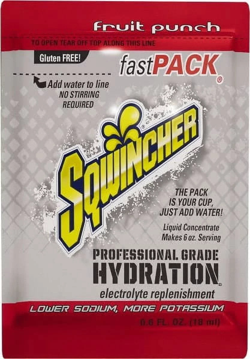 50 Count FruitPunch Activity Drink Liquid Concentrate Packets S83541