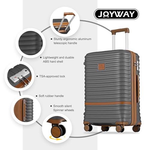 Expandable Carry on Luggage Suitcase with Spinner Wheels B21138