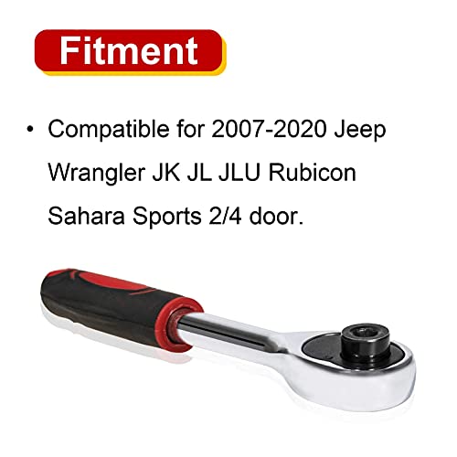 Red Torx Screw Removal Tool Kit for Jeep Wrangler X232