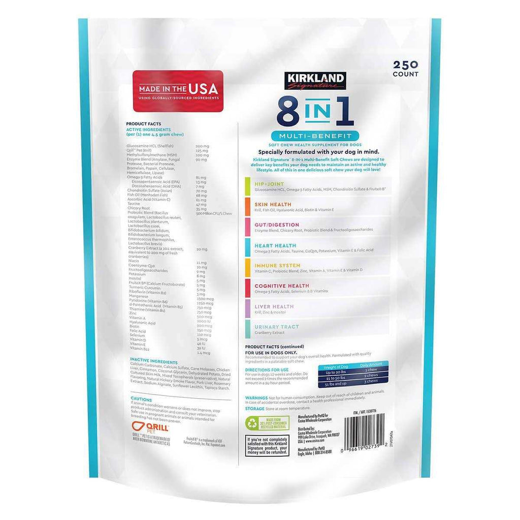 8 in 1 Multi Benefit Soft Chew for Dogs A5107