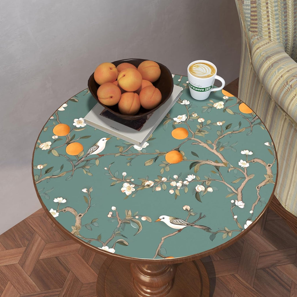 Green Floral Wallpaper Peel and Stick, 17.5" x 118" N181672