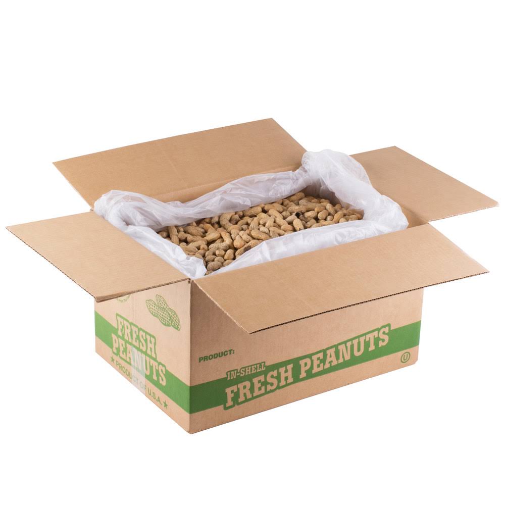 25 lb. Roasted Unsalted In-Shell Peanuts P741881