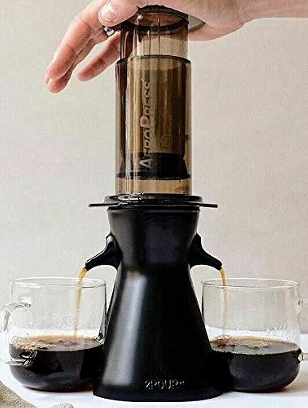 Dual Press Accessory for Aeropress Coffee Maker L7288