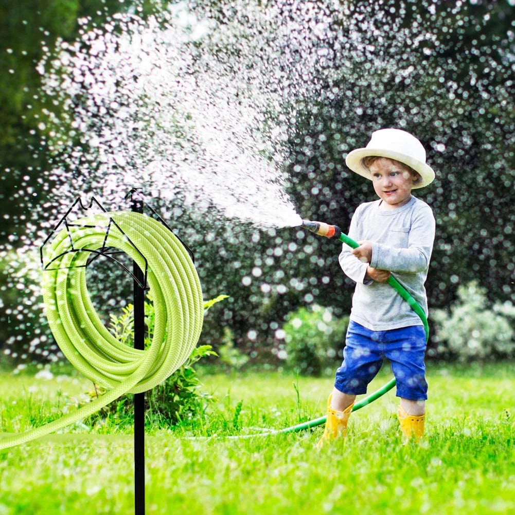 Black Heavy Duty Metal Garden Hose Holder B946