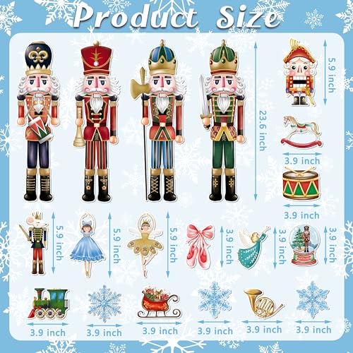 19 Pcs Christmas Garage Door Decoration Magnet O72728