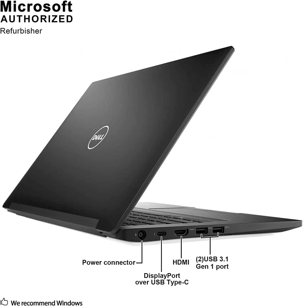 14" HD Business Laptop, Intel Core i5-7300U 2.60 GHz, 16GB DDR4 RAM 256GB M.2 SSD, Webcam, Windows 10 Pro 64 Bit D2472