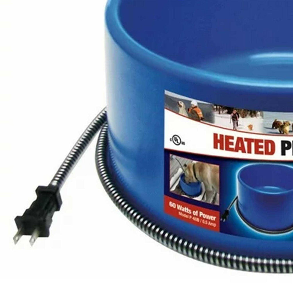 6 Qt. Round Heated Plastic Pet Bowl H225