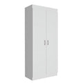 White 5-Shelf Engineered Wood Pantry Cabinet I5762