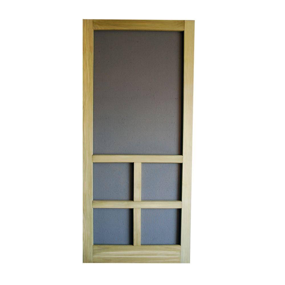 32-Inch by 80-Inch Wood Screen Door V15880