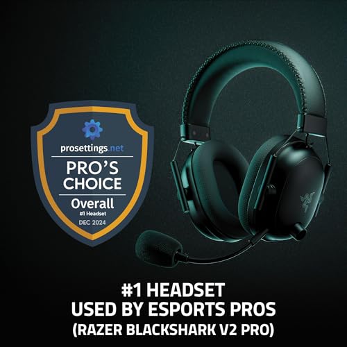 Black Wireless Gaming Headset with 50mm Drivers R768841