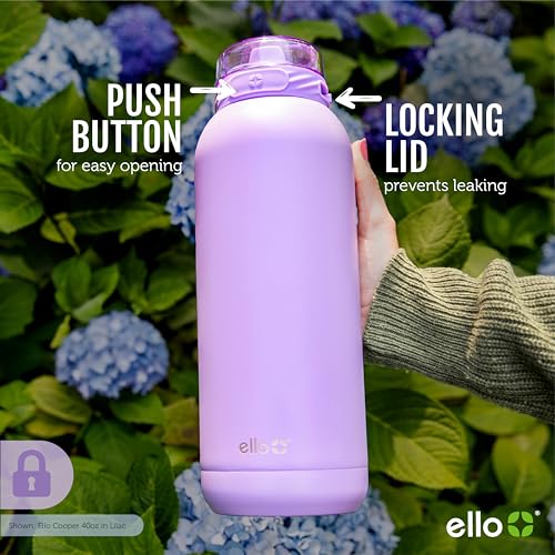 32oz Stainless Steel Water Bottle with Straw and Carry Handle J270