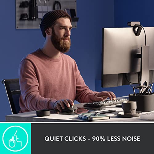 Wireless Performance Mouse with 8K DPI, USB-C, Bluetooth, Graphite H209