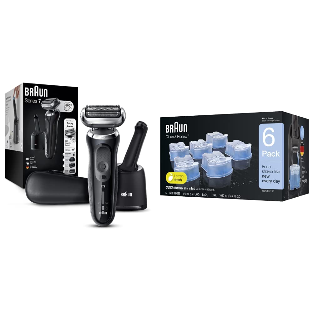 Electric Razor with Beard Trimmer, Wet & Dry, 4in1 SmartCare Center G4027