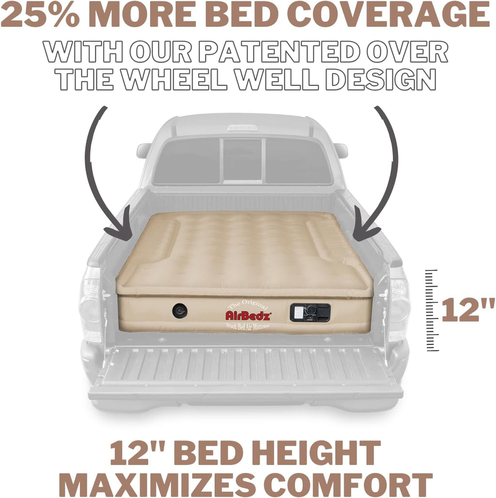 Truck Bed Air Mattress 8ft Full Size Tan S5961