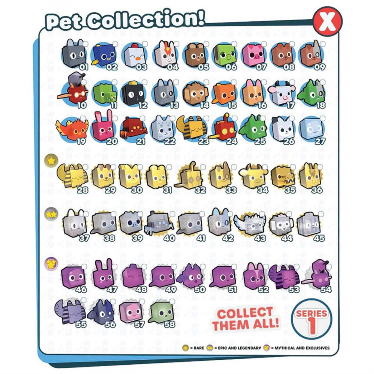 Blue Iridescence Cat Collector Bundle S10614