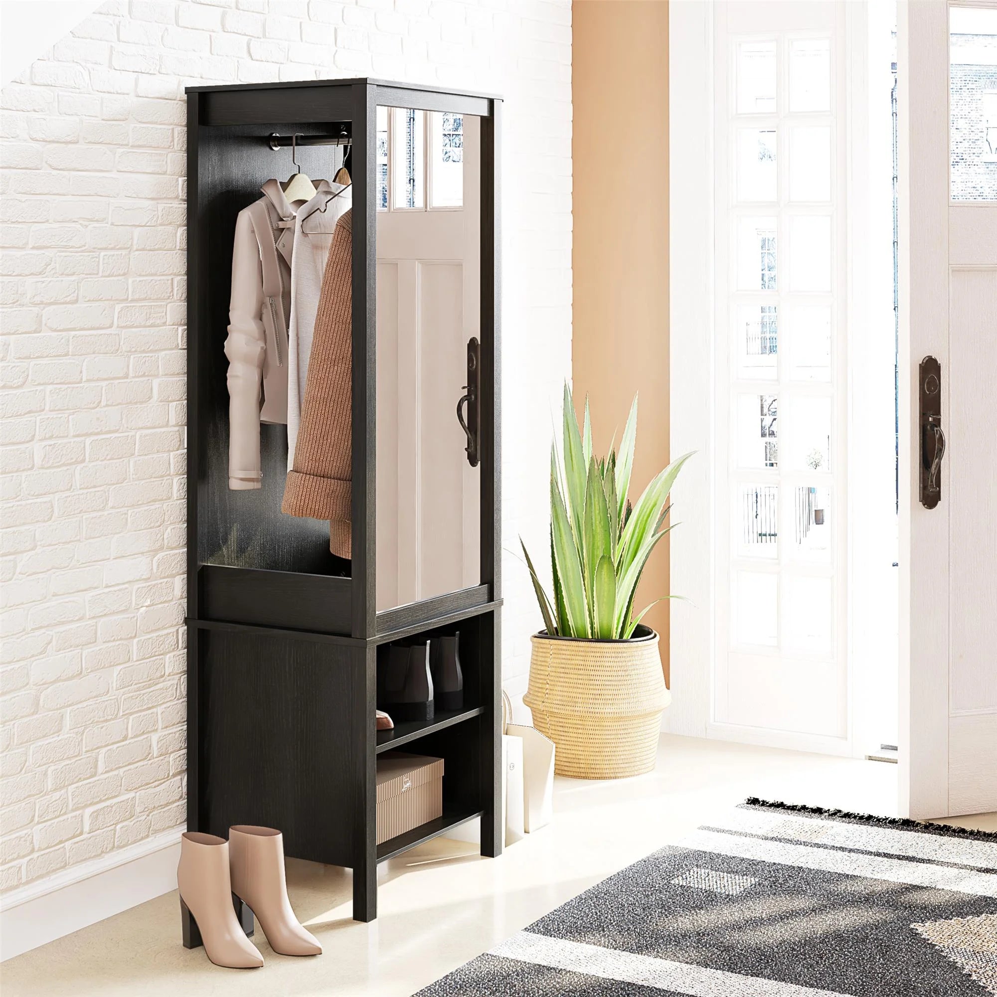 Black Oak Wardrobe S237943
