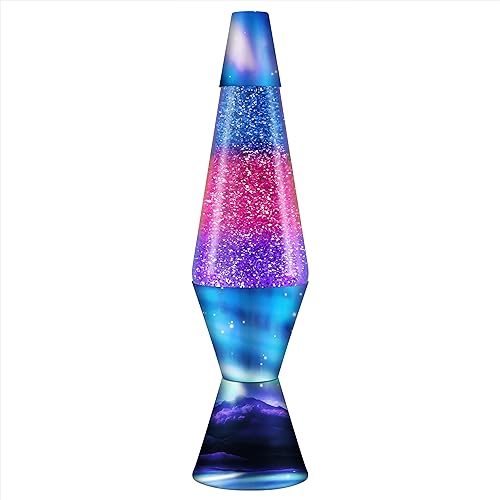 14.5 inch Purple/Blue Plastic Lava Lamp B488