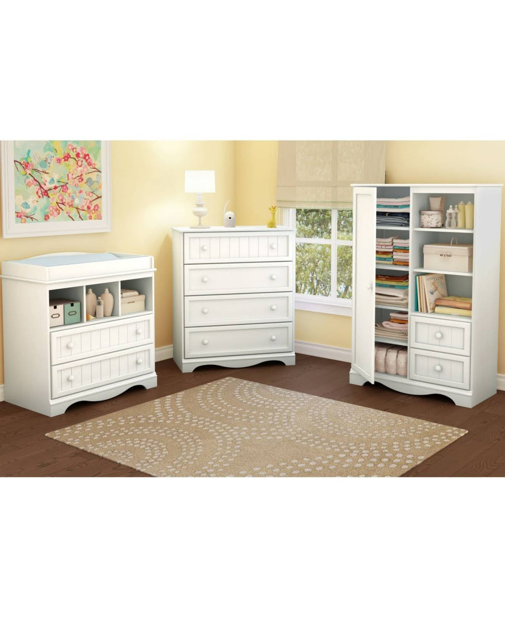 White Armoire K3182