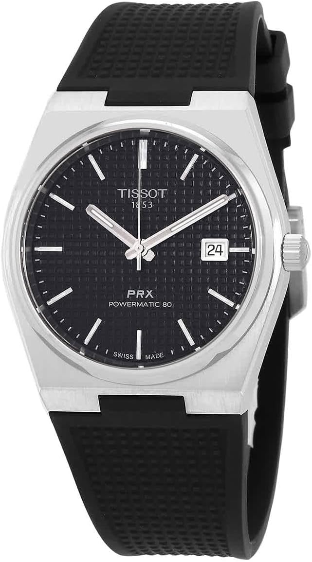 Black Rubber Automatic Watch C2585