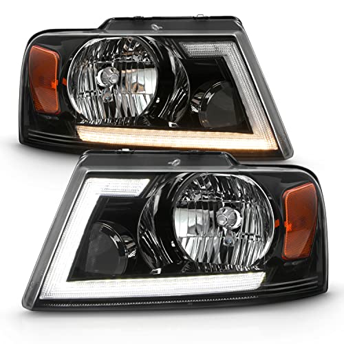 Chrome Headlights for Ford F150 Lincoln Mark LT Pickup Truck X6113