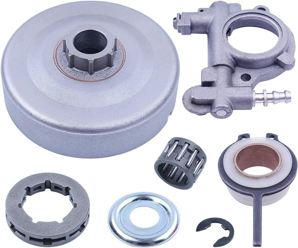Cylinder Head Engine Motorcycle Parts Oil Pump Sprocket Clutch Drum Rim Kit .325-7T 19mm Worm Gear V5277